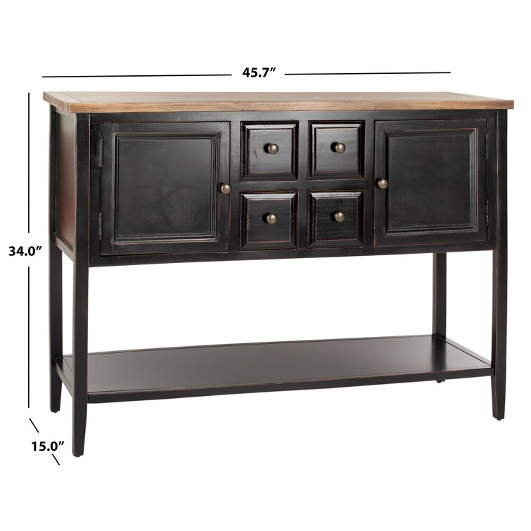 Sadie solid store wood console table